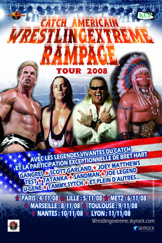 Wrestlingextreme rampage tour 2008