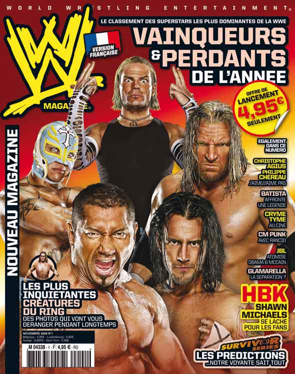 Le magazine officiel de la WWE en kiosque