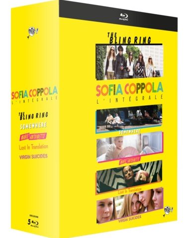 Coffret blu-ray intégrale Sofia Coppola