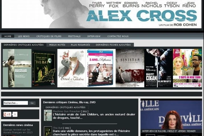 Modification de Cinealliance.fr 3 Modification de Cinealliance.fr