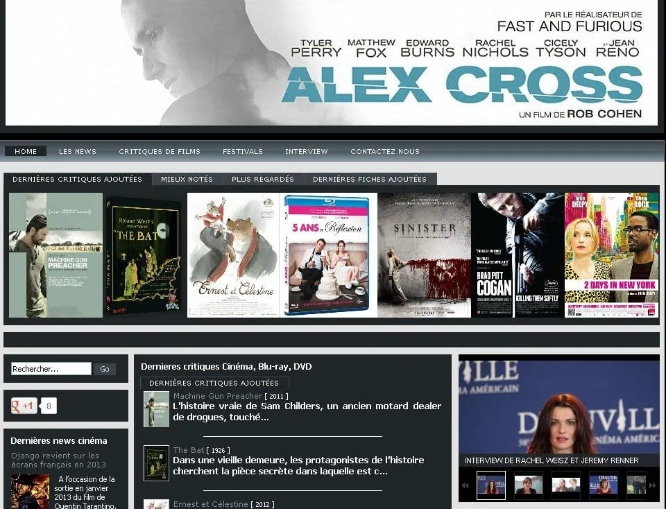 Modification de Cinealliance.fr