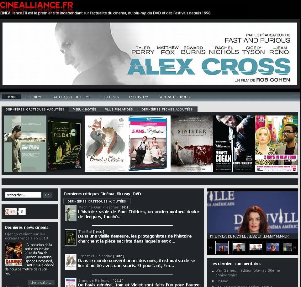 Modification de Cinealliance.fr