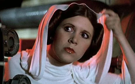 Carrie Fisher en Princesse Leia dans Star Wars : Episode VII