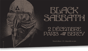 Black Sabbath en concert à Bercy le 2 décembre 2013 !