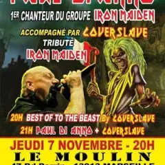 Paul Di'Anno et Coverslave au Moulin à Marseille : J-1