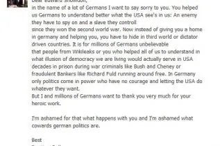 Déclaration du réalisateur Allemand Uwe Boll à Edward Snowden 2 Déclaration du réalisateur Allemand Uwe Boll à Edward Snowden