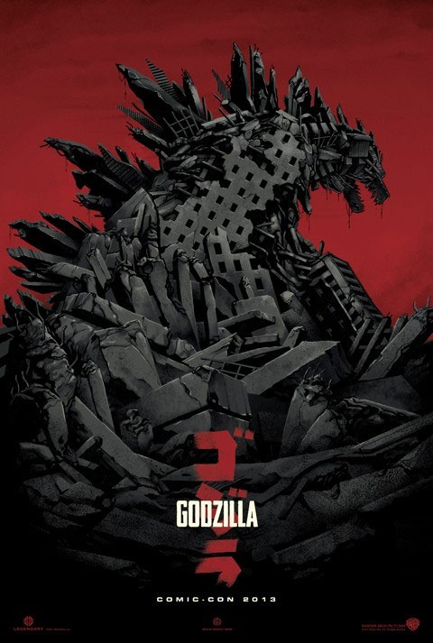 Poster pour le remake de Godzilla