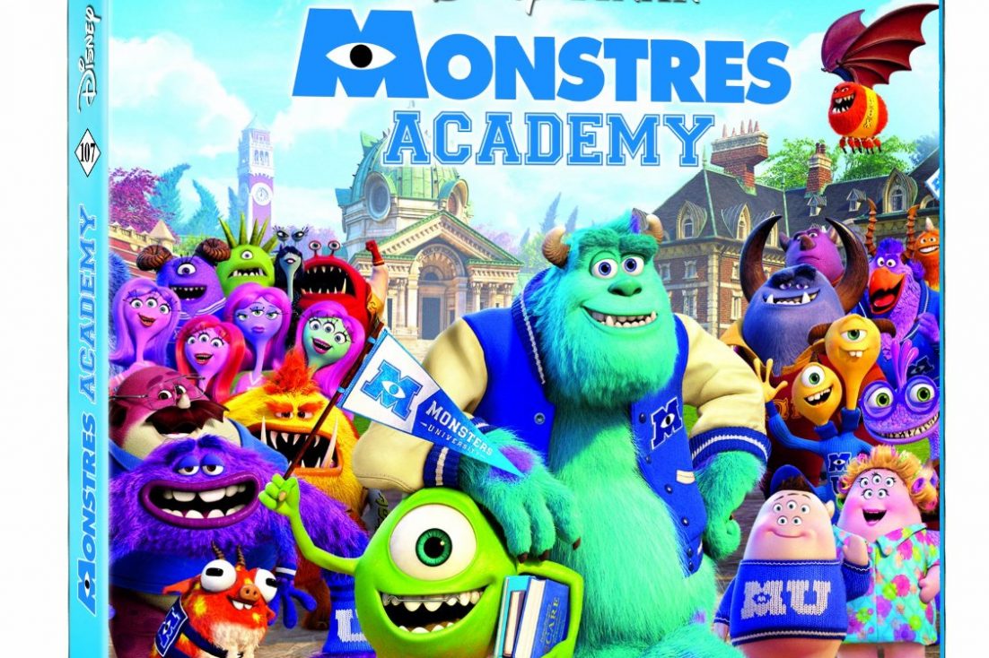 Monstres Academy en blu-ray et DVD