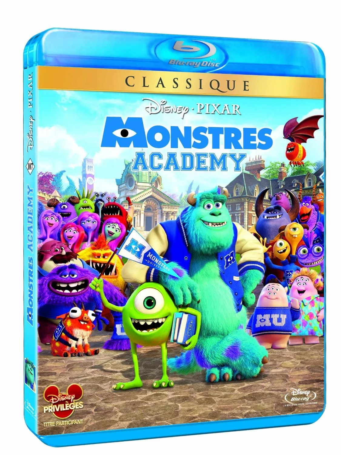 Monstres Academy en blu-ray et DVD