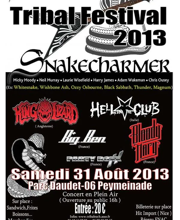 Tribal Festival 2013 : l'événement Hard Rock du mois d'Août !!