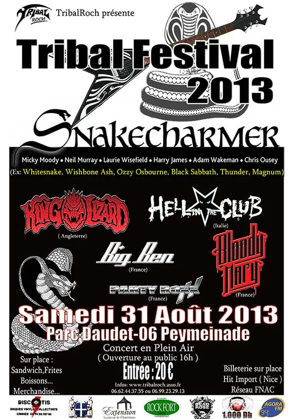 Tribal Festival 2013 : l'événement Hard Rock du mois d'Août !!