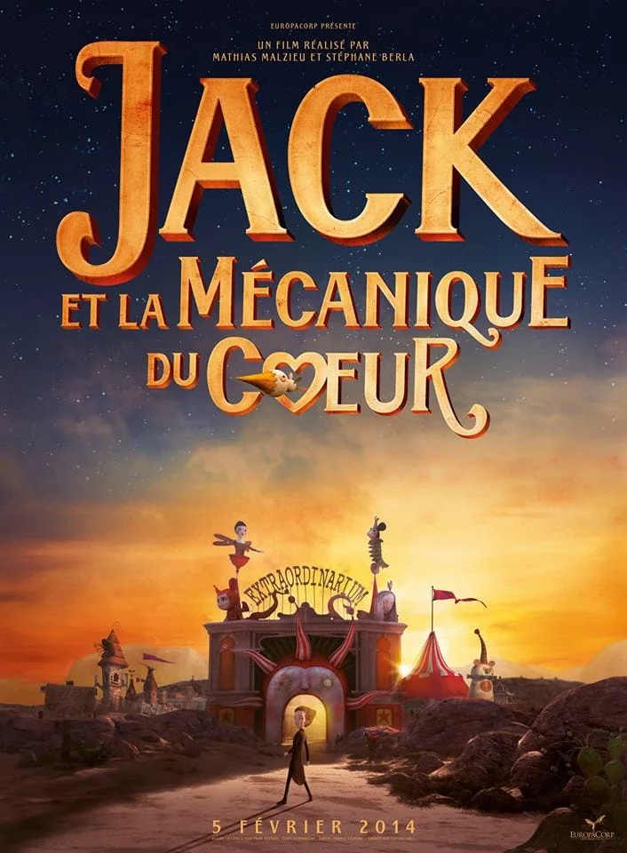 Affiche de Jack et la mécanique du coeur de Mathias Malzieu