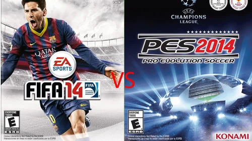 Comparaison entre Fifa 2014 et PES 2014