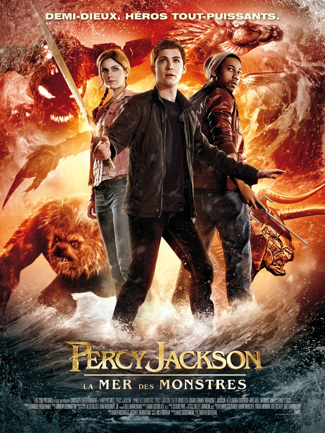 Percy jackson 2 : la mer des monstres en DVD et Blu-ray