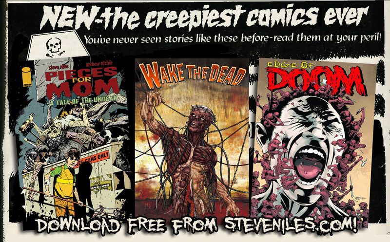 Steve Niles offre 3 comics pour Halloween à lire en ligne !