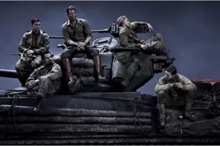Photos de tournage de Fury de David Ayer 2 Photos de tournage de Fury de David Ayer