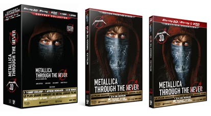Metallica, Through the never en multiples éditions le 10 février 2014
