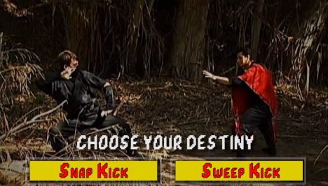 Un court métrage de combat interactif