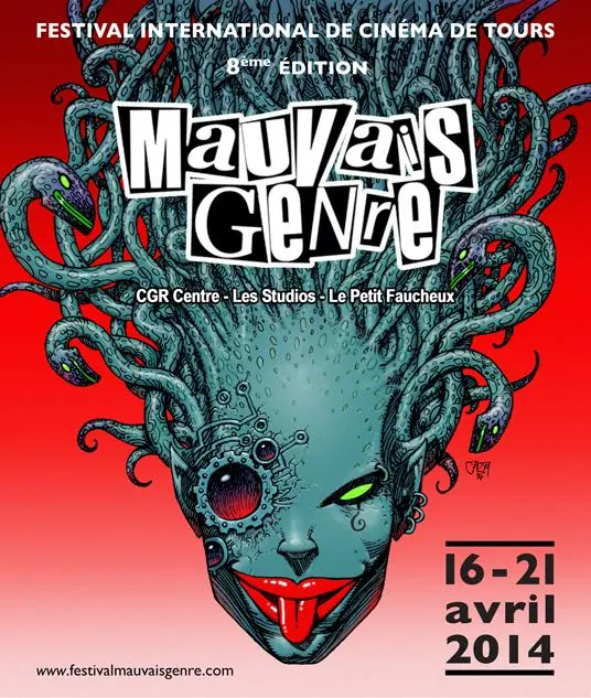 Découvrez l'affiche du Festival Mauvais Genre de Tours