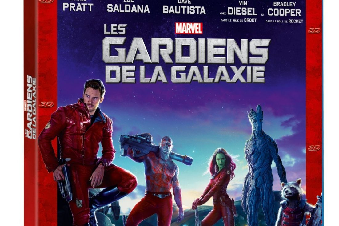 Les Gardiens de la Galaxie en Blu-ray et DVD