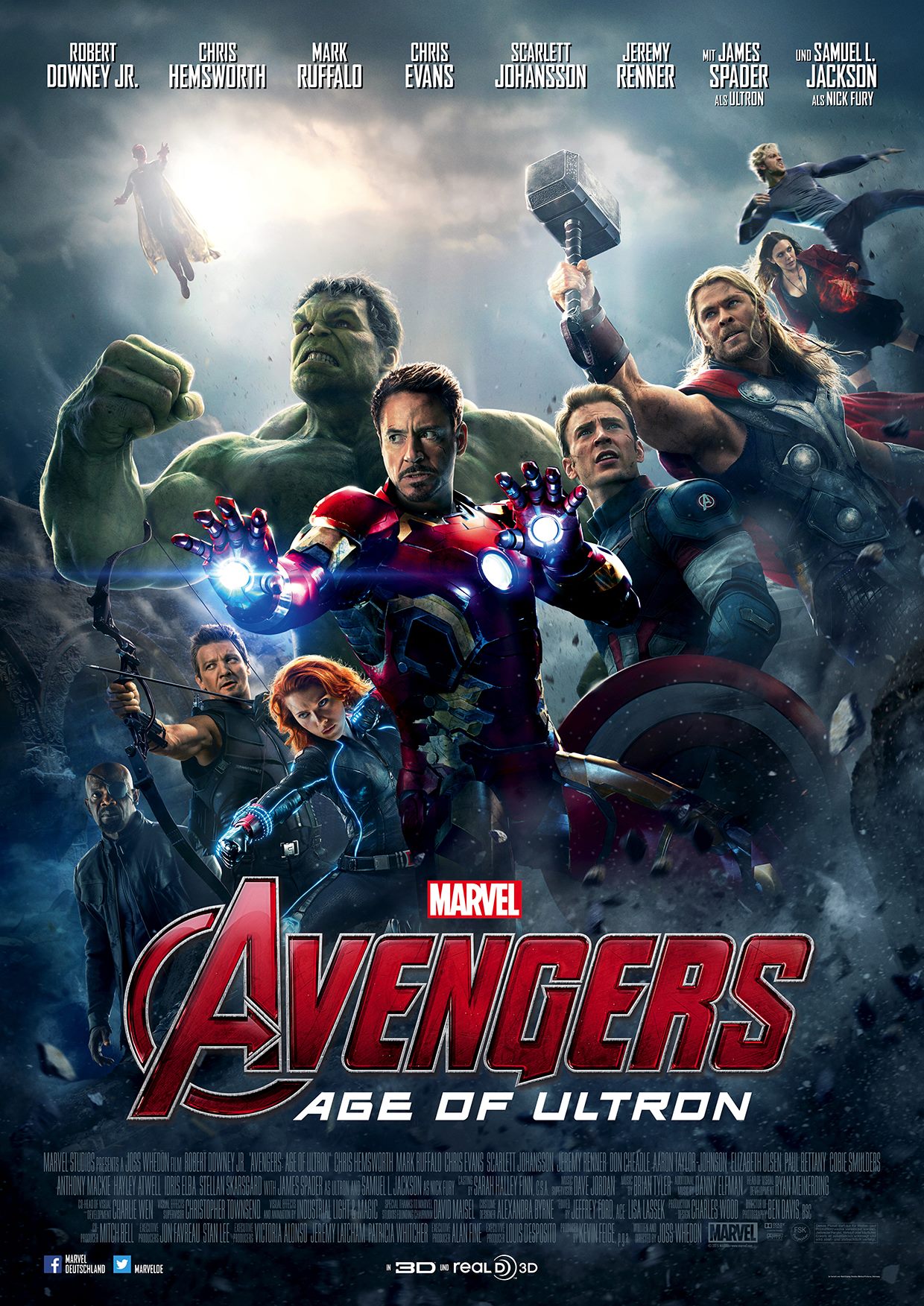 Nouveau trailer pour Avengers : L'ère d'Ultron