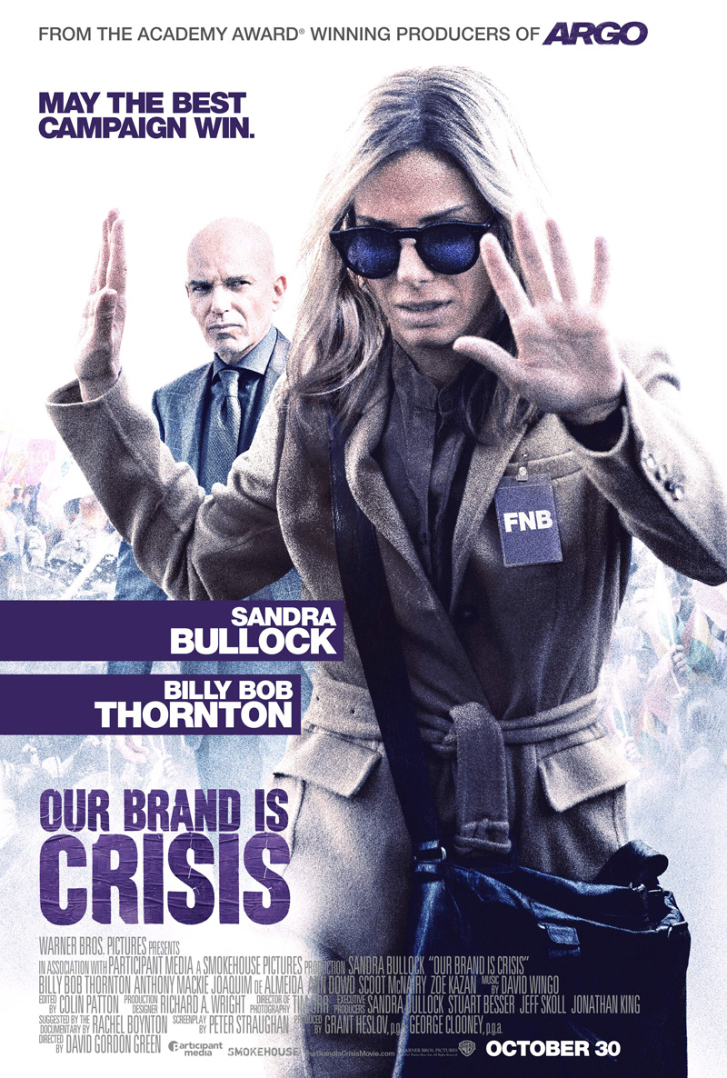 Sandra Bullock et Billy Bob Thornton dans le trailer de Our Brand Is Crisis