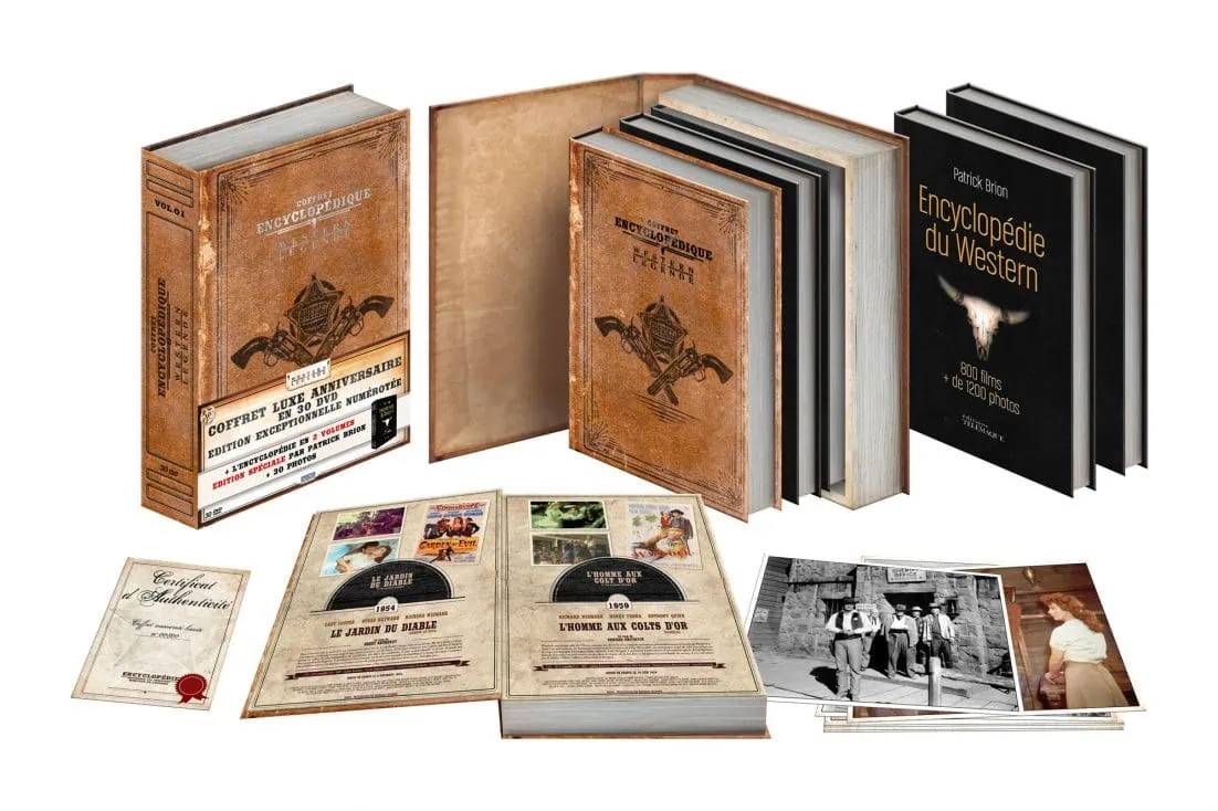 L'intégrale des plus grands western arrive en coffret 30 DVD chez Sidonis pour cette fin d'année 2015 !!