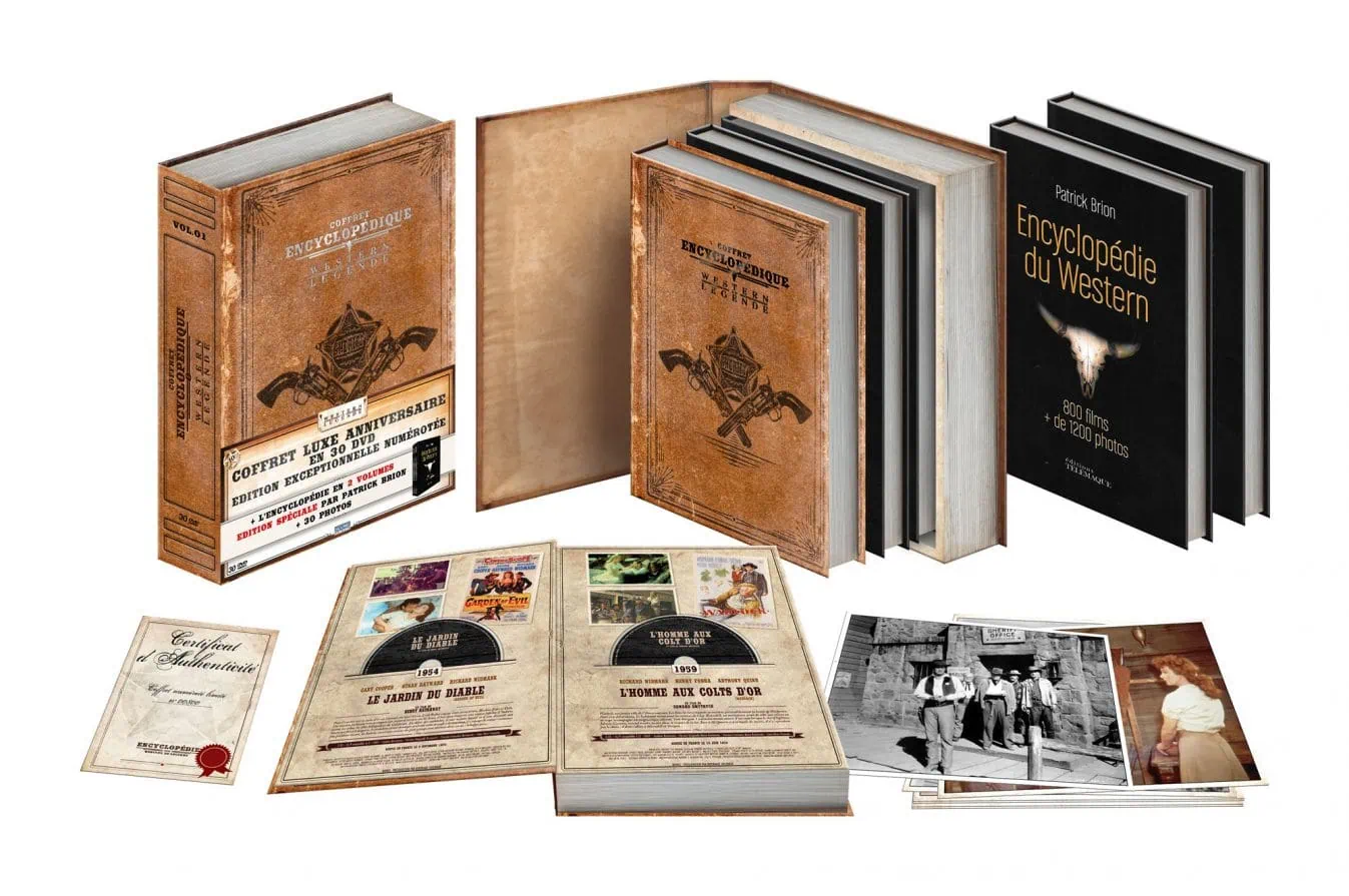 L'intégrale des plus grands western arrive en coffret 30 DVD chez Sidonis pour cette fin d'année 2015 !!