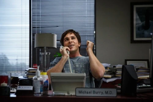 Christian Bale plays Michael Burry in The Big Short from Paramount Pictures and Regency Enterprises