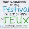 Festival International des Jeux de Cannes, compte-rendu de l'édition qui s'est déroulée du 26 au 28 Février 2016