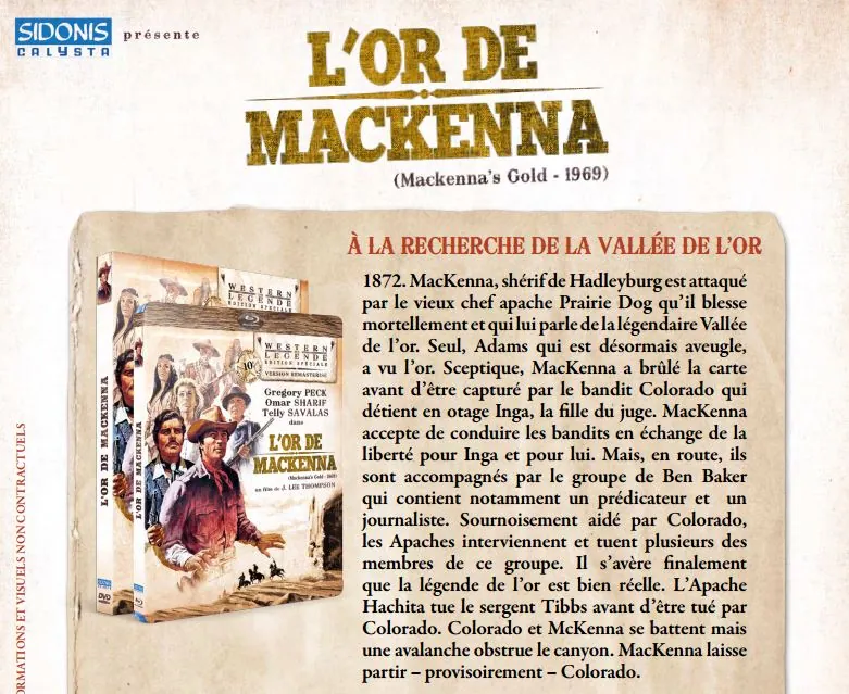 Une nouvelle vague de westerns chez Sidonis, tous à vos revolvers !!