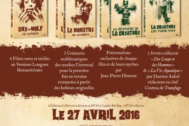 Le loup-garou et la créature du Lac Noir : deux monstres légendaires pour 4 films en HD le 27 avril 2016 chez Elephant Films !!