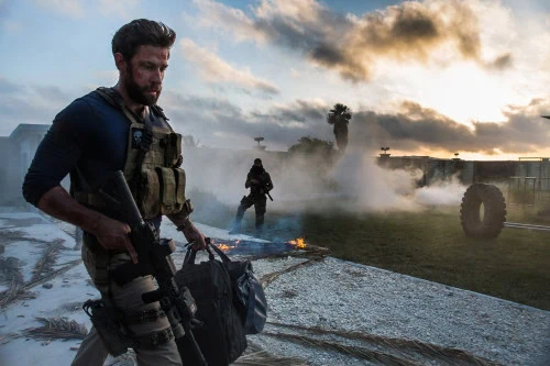 John Krasinski plays Jack Silva in 13 Hours: The Secret Soldiers of Benghazi from Paramount Pictures and 3 Arts Entertainment / Bay Films in theatres January 15, 2016.