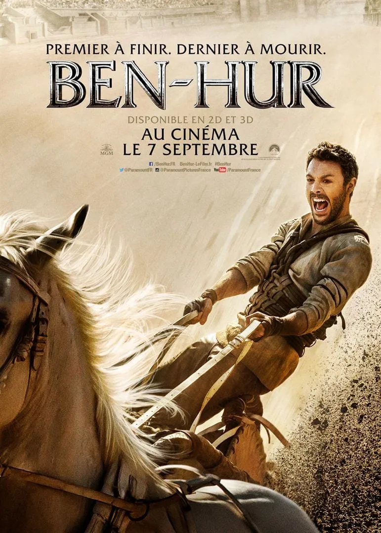 Nouveau trailer du remake de Ben-Hur 2 Nouveau trailer du remake de Ben-Hur
