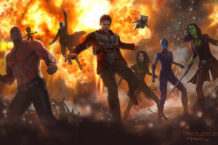 Concept art pour les Gardiens de la Galaxie 2