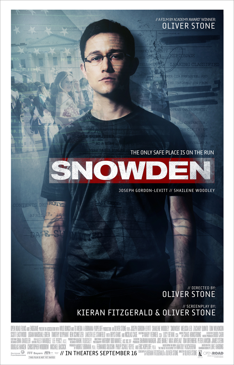 Nouvelle bande-annonce de Snowden d'Oliver Stone