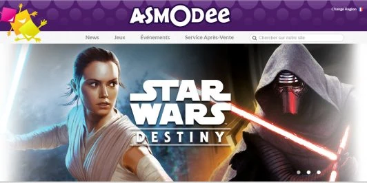 Le site internet d'ASMODEE fait peau neuve!