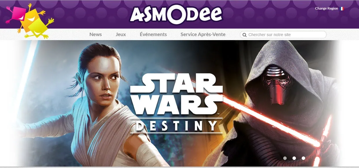 Le site internet d'ASMODEE fait peau neuve! 2 Le site internet d'ASMODEE fait peau neuve!