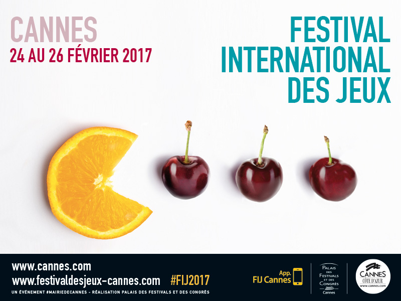 Du 24 au 26 février 2017, les jeux envahissent le Palais des festivals à Cannes!