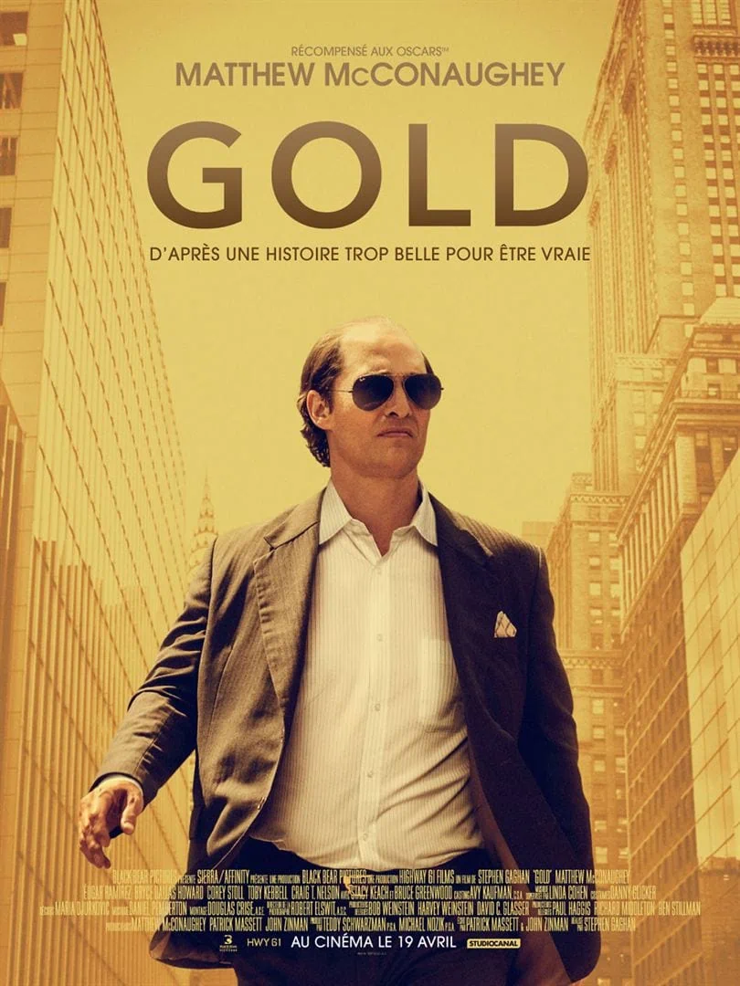 Nouveau trailer de Gold avec Matthew McConaughey