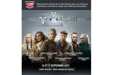 Une convention consacrée à la série Vikings aura lieu à Paris les 16 et 17 Septembre 2017 1 Une convention consacrée à la série Vikings aura lieu à Paris les 16 et 17 Septembre 2017