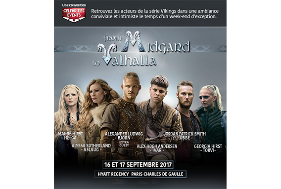 Une convention consacrée à la série Vikings aura lieu à Paris les 16 et 17 Septembre 2017