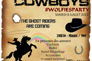 Le thème de la soirée de la convention The Full Moon Is Coming : WOLFIES PARTY, CRAZY COWBOYS