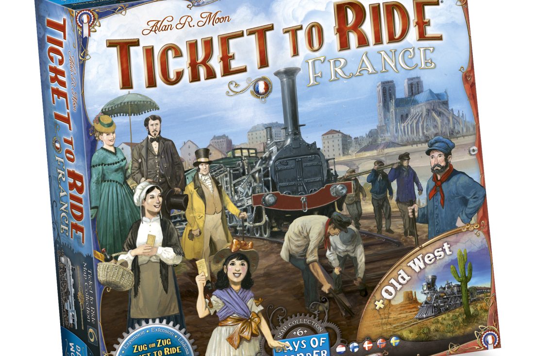 Les Aventuriers du Rail : France et Conquête de l'Ouest disponible courant octobre 2017 chez Days Of Wonder