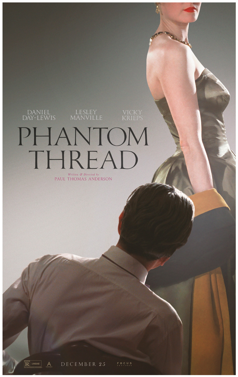 Nouveau teaser de Phantom Thread avec Daniel Day-Lewis