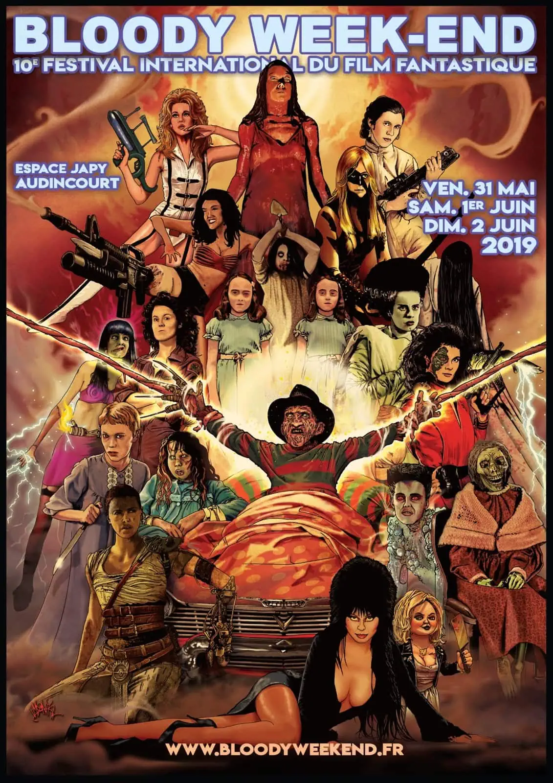 Heather Langenkamp Présidente du Jury du Festival Bloody Week-End 2019