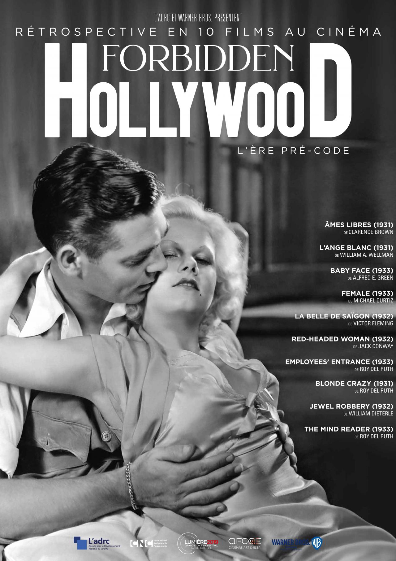 "Forbidden Hollywood" : 10 films Warner des années 30 au cinéma le 1er juillet