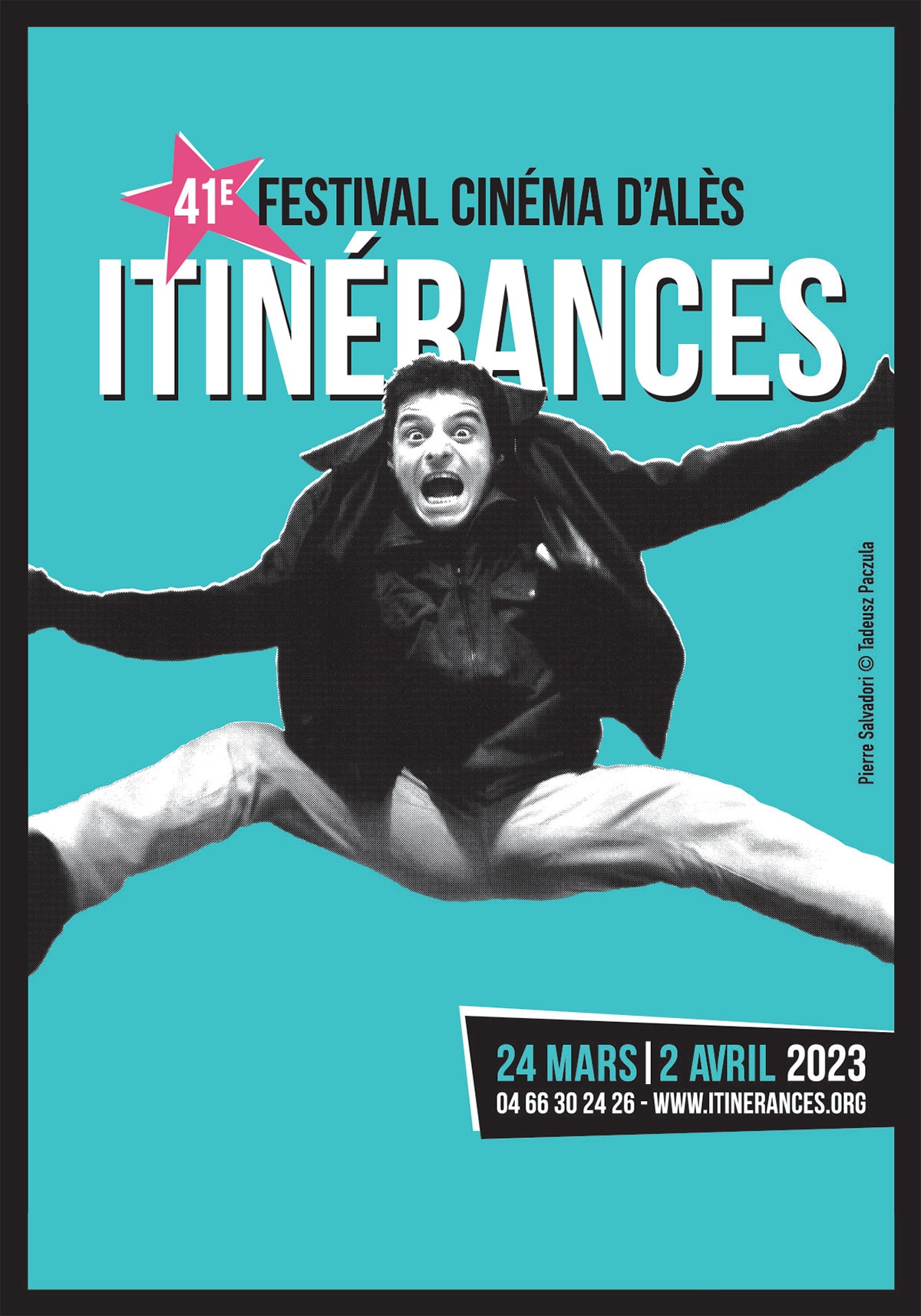 L'affiche et le programme du Festival Itinérances d'Alès
