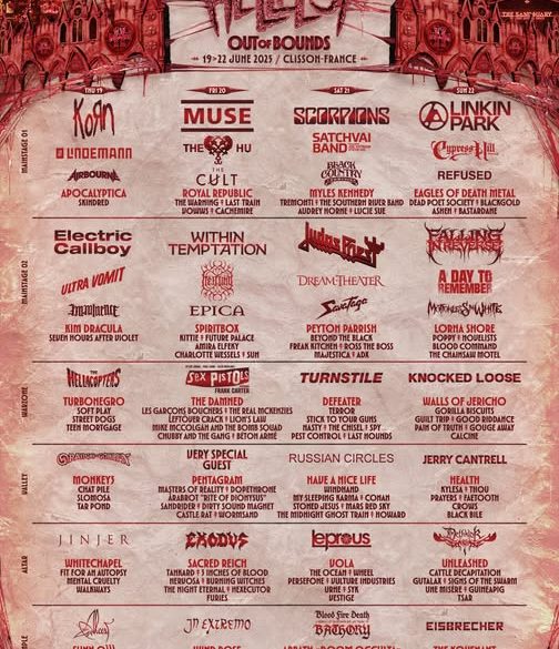 Mise en vente des pass journalier pour le Hellfest à 13H00