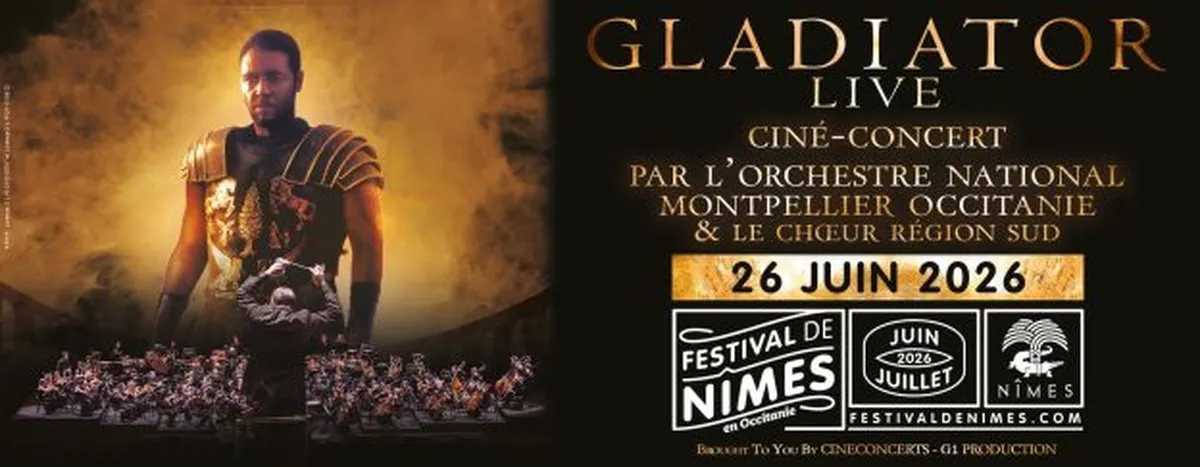 Gladiator Live aux Arènes de Nîmes : un événement ciné-concert en 2026